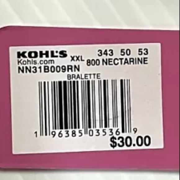 Ninety-Nine Degrees Orange Crinkle Bikini Set ~ Bralette Top ~ Size XXL (19) NWT - Picture 12 of 16